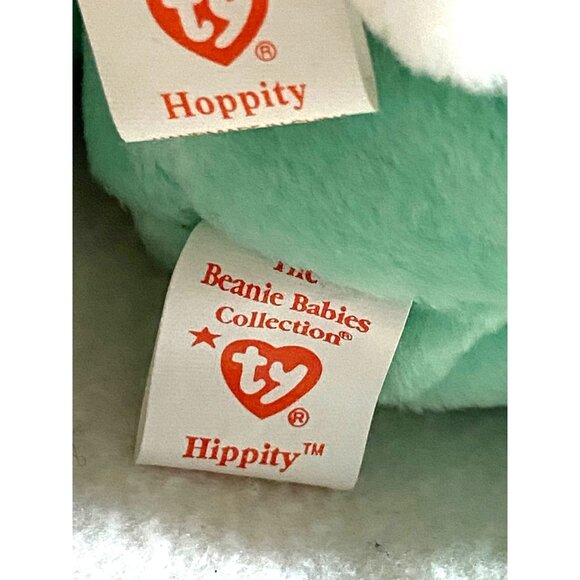 Ty Beanie Babies Hoppity Floppity Hippity Plush Bunny Lot - Picture 3 of 12